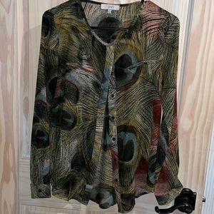 Button up blouse for women